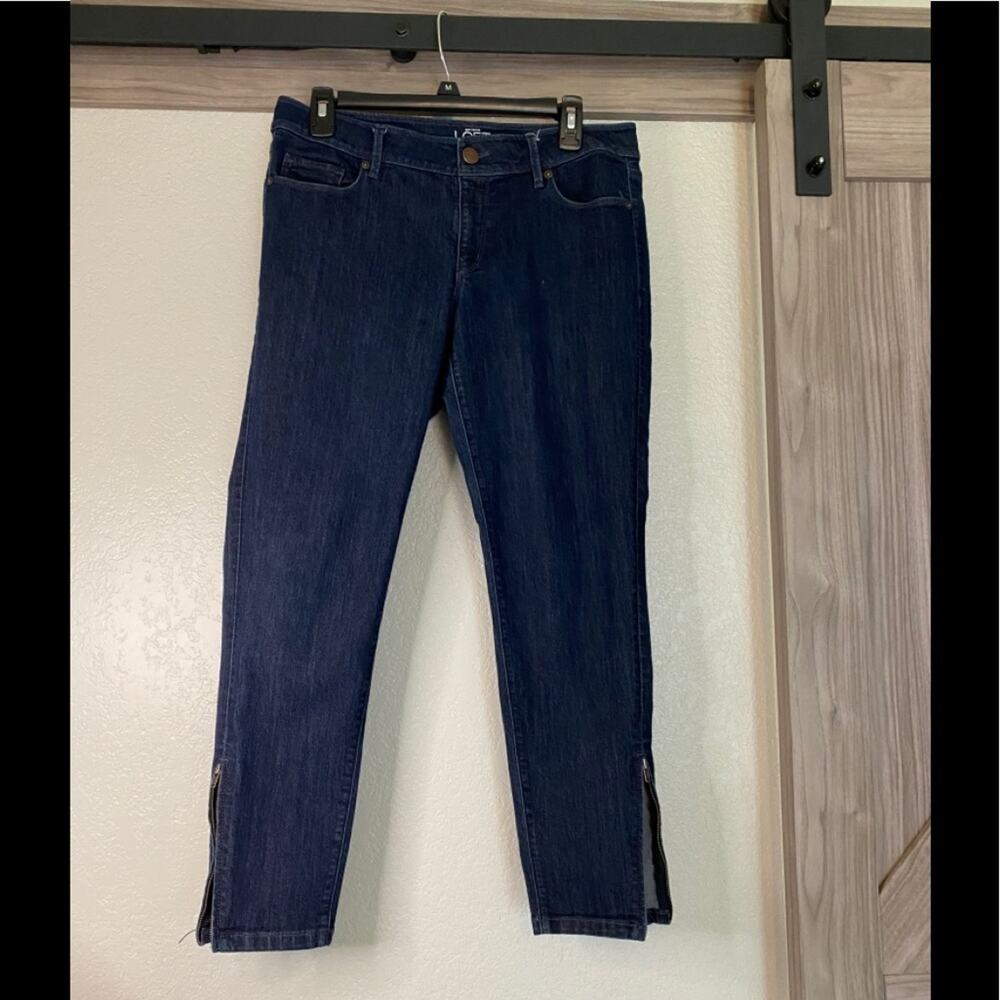 Loft Ann Taylor 29/8 Curvy skinny ankle jeans
